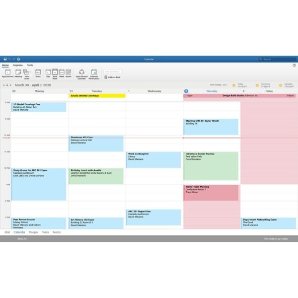 Microsoft Office - Calendar