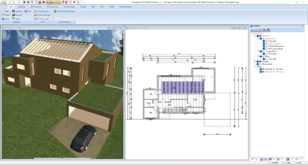 Ashampoo CAD Architecture 11 Wood House