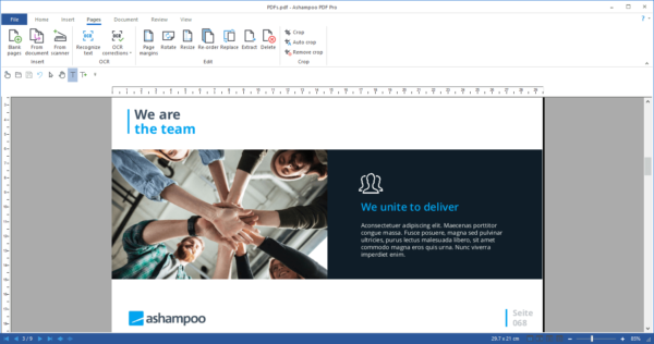 Ashampoo PDF Pro 3 pages