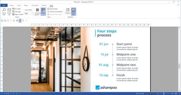 Ashampoo PDF Pro 3 view